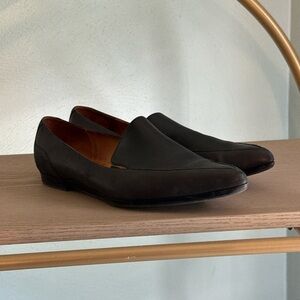 John Fluevog Impel Black Leather flats